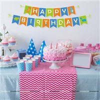 Cute Dino theme Happy Birthday Banner