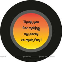 Disco thank you cards