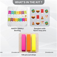 Diwali Chain loop kit with Danglers & Happy Diwali Banner
