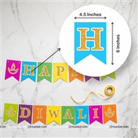 Diwali Chain loop kit with Danglers & Happy Diwali Banner