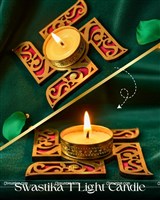 Swastik Diya T Light candles