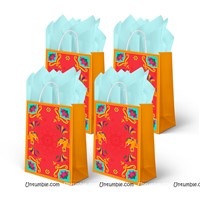 Orange & Red Elephant Bag