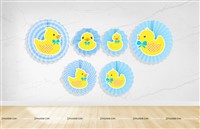 DuckTheme Paper fan Decorations