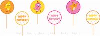 Eena Meena Deeka Cup Cake Toppers