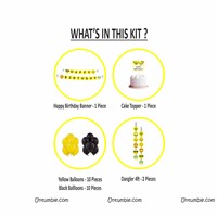 Smiley Banner & Dangler Kit (Pack of 24 pcs)