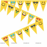 Emoji Theme Flag Banner / Buntings