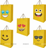 Emoji Theme Party Bags (set of 6 )