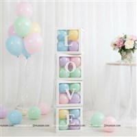 Love Transparent Cube  Boxes