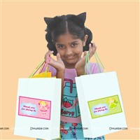 Fairy stickered gift bags