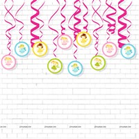 Fairy Princess Party Swirls (Pack of 10)