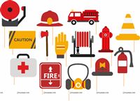 Fireman/Firetruck theme Photo booth props