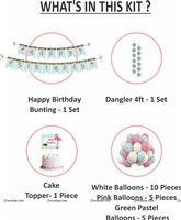 Flamingo Banner & Dangler Kit (Pack of 24 pcs)
