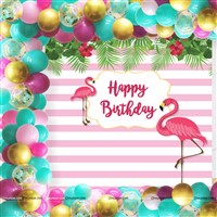 Pink Flamingo Theme Backdrop Arch Kit