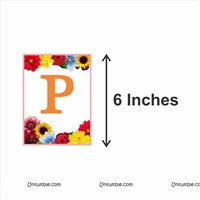 Flower Theme Paperfan Decorations Kit, Pack of 56