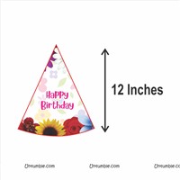 Flower Theme Paperfan Decorations Kit, Pack of 56