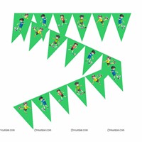 Football Flag Banner / Buntings