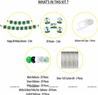 Football Theme Foil Curtain Kit 