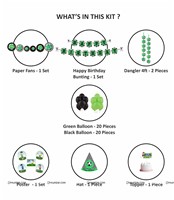 Football Theme Paper Fan kit