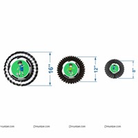 Football theme Paper Fan Decoration