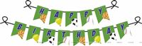 Sports theme Happy Birthday Banner