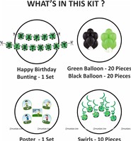 Football Theme Swirls Party Hit