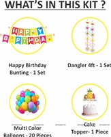 Fruits Banner & Dangler Kit (Pack of 24 pcs)