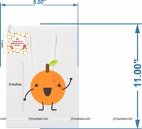 Fruit Theme Stickered Gift Bags