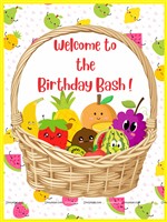 Fruits theme  Entrance Cutout 