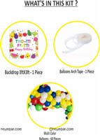 Twoti Frooti Fruits Backdrop Kit