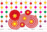 Ganesh Chaturthi Red Décor Kit 