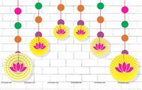 Ganesh Chaturthi Yellow Décor Kit 