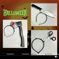 Halloween Headband Knife/Scissor/Axe