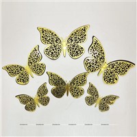 Black Butterfly Party Decor Stickers- 1 Set