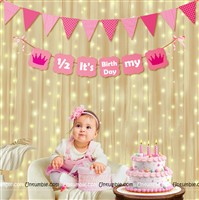 Half Birthday Pink Serial Lights Kit