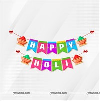 Happy Holi Banner & Water Balloons