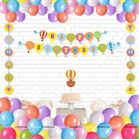Hot Air Balloon Banner & Dangler Kit (Pack of 24 pcs)