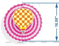 Hot Air Balloon Paper Fan Decorations
