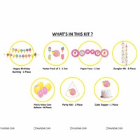 Ice Cream Theme Paper Fans Kit 