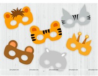 Jungle eye mask (Pack of 6) 