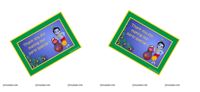 Little Krishna Birthday theme Thank you cards