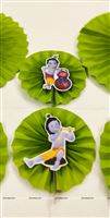 Krishna Party Paper Fan decorations