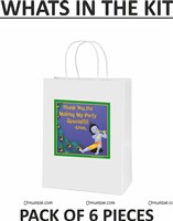 Little Krishna Birthday theme Stickered gift bags