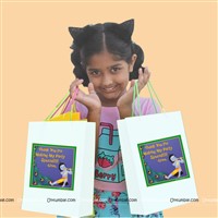 Little Krishna Birthday theme Stickered gift bags