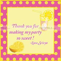Lemonade Thank you Cards