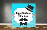 Little Man theme party backdrop
