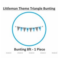 Little Man theme Flag Buntings (10ft)