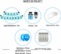 Little man Foil Curtain Kit (Pack of 109 pcs)