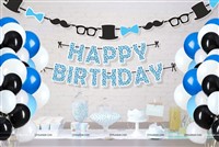 Little Man Birthday Letter Bunting Kit (Pack of 42 pcs)
