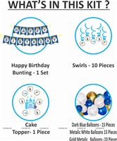 Little Prince Theme Swirls Cake and Cup Cake Toppers Kit
