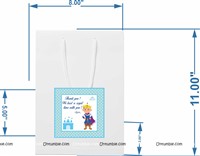 Little Prince Birthday theme Stickered gift bags